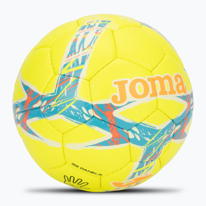 Fotbalový míč Joma Dali III yellow/fluor turquoise velikost  3 2