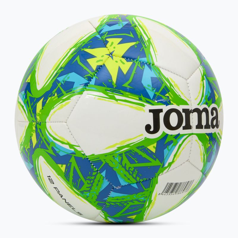 Fotbalový míč Joma Challenge III white/fluor green velikost  3 2