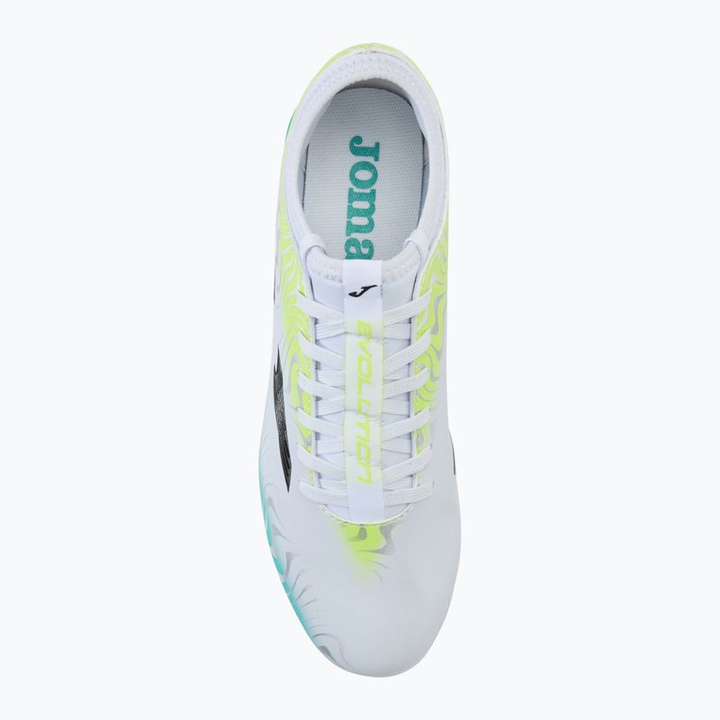 Pánské kopačky Joma Evolution FG white/turquoise 5