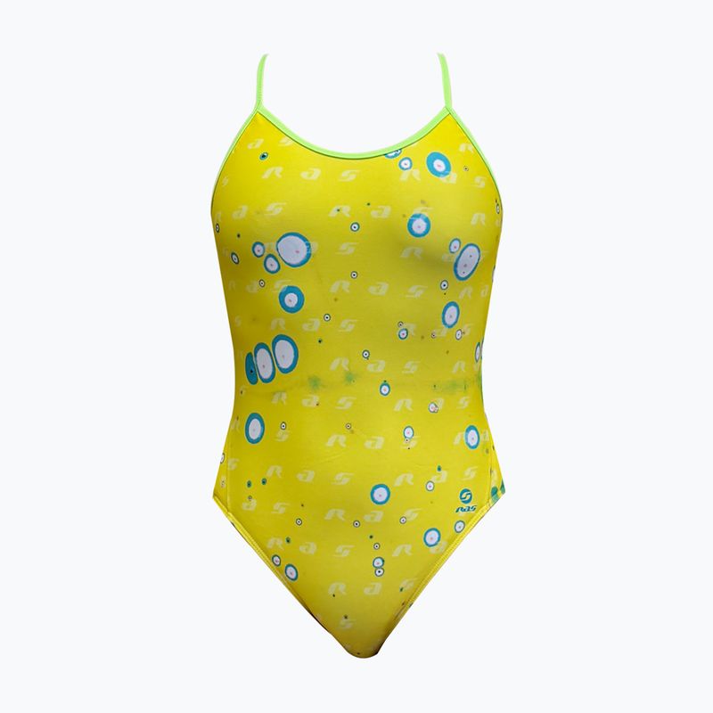 Dámské jednodílné plavky RAS Fluid Race Back yellow