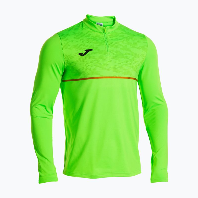 Pánská běžecká mikina Joma Record III fluor green 5
