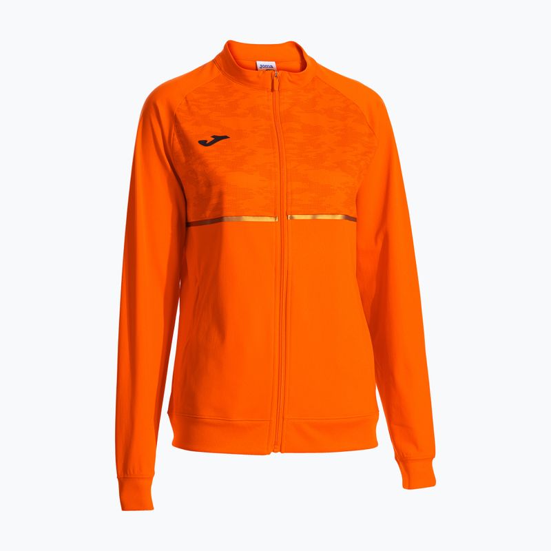 Dámská běžecká mikina Joma Record III Full Zip orange 4