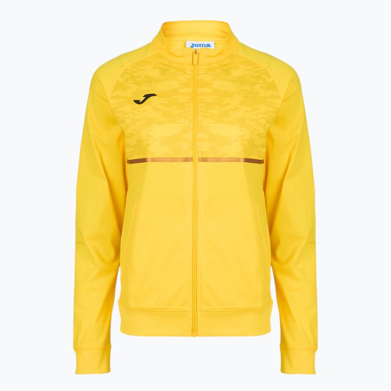 Dámská běžecká mikina Joma Record III Full Zip yellow 5