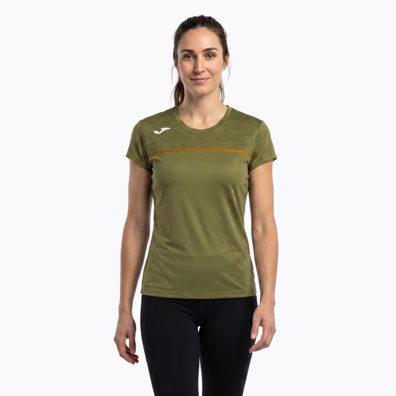 Dámské běžecké tričko Joma Record III khaki 3