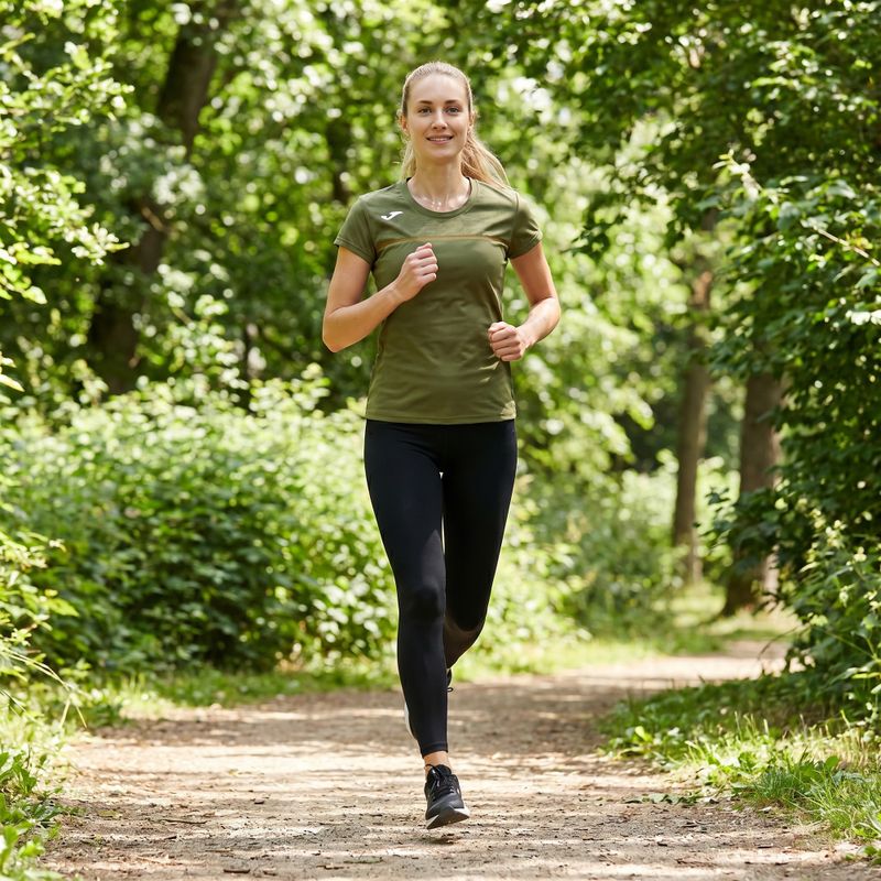 Dámské běžecké tričko Joma Record III khaki 13