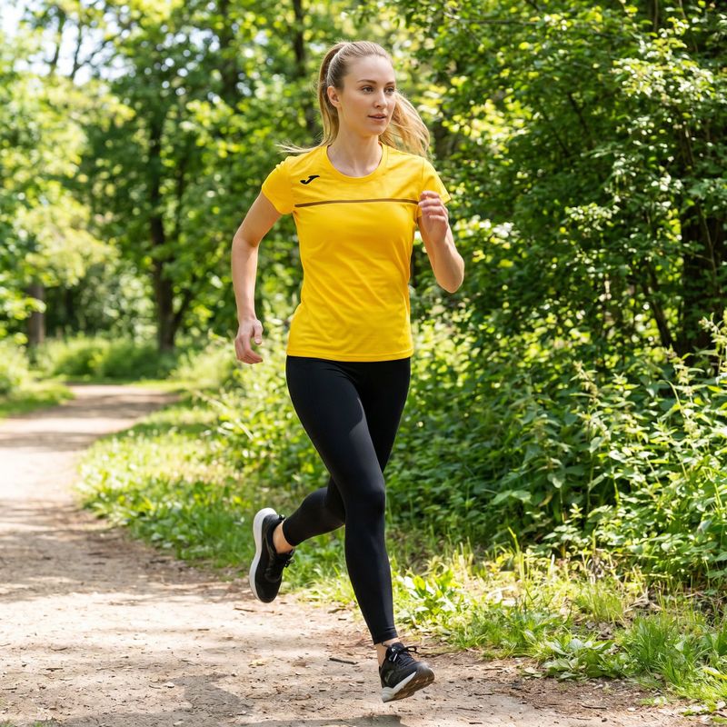 Dámské běžecké tričko Joma Record III yellow 11