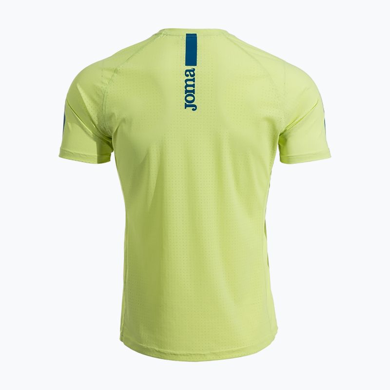Pánské běžecké tričko Joma R-Trail Nature limetkové barvy 5