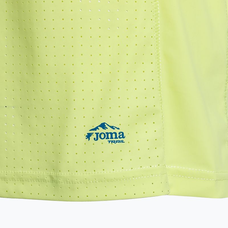 Pánské běžecké tričko Joma R-Trail Nature limetkové barvy 10