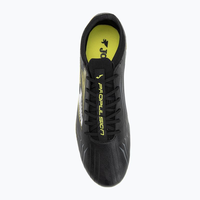 Pánské kopačky Joma Propulsion Top FG black/yellow 5