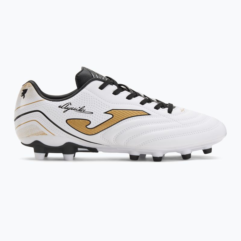 Pánské kopačky Joma Aguila FG white/gold 2