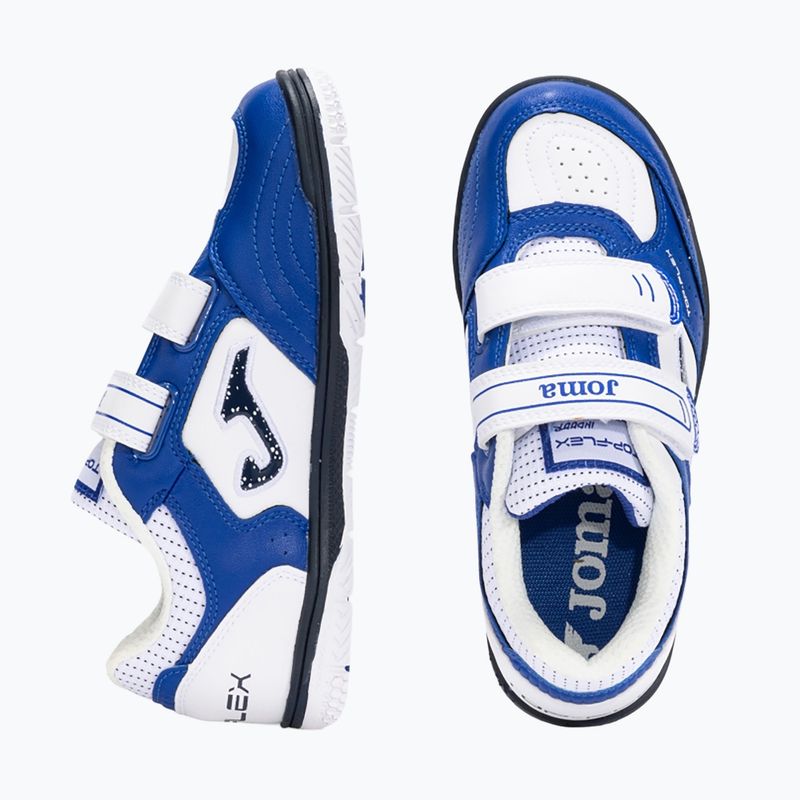 Dětské kopačky Joma Top Flex Jr IN royal blue/white 12