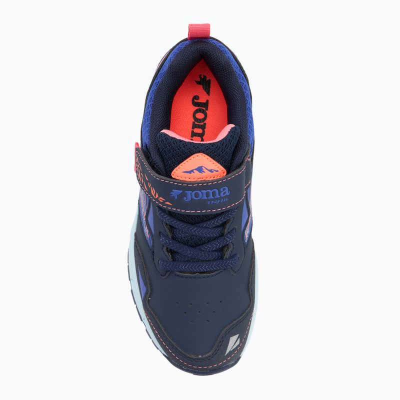 Dětské běžecké boty Joma Tundra Jr navy blue/pink 5