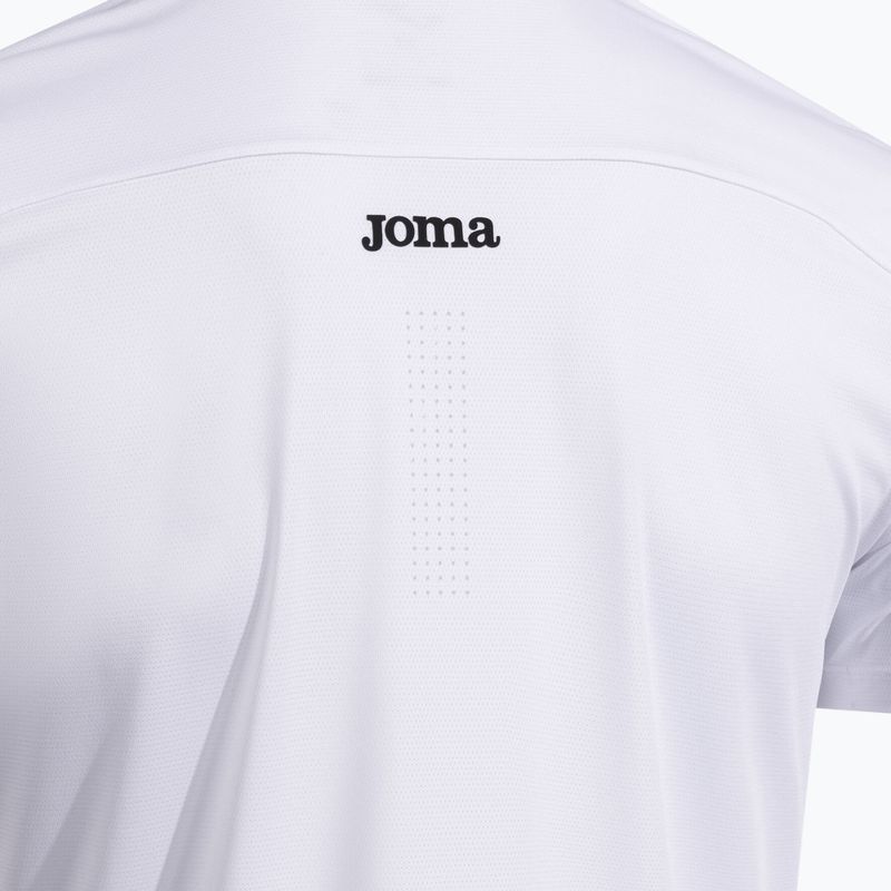 Pánské tenisové tričko Joma Torneo white 4