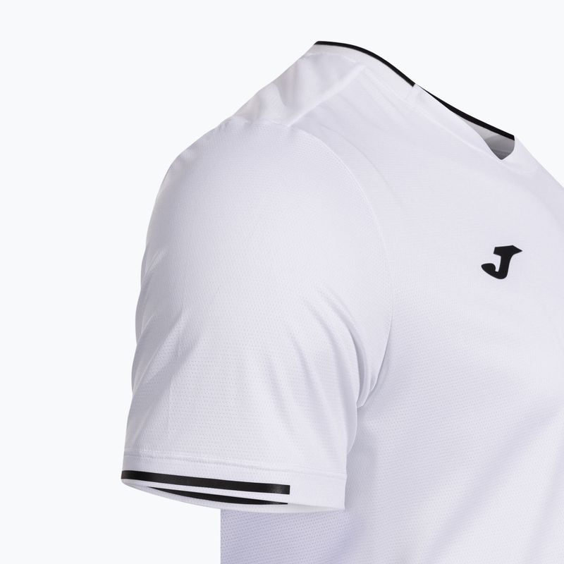 Pánské tenisové tričko Joma Torneo white 5