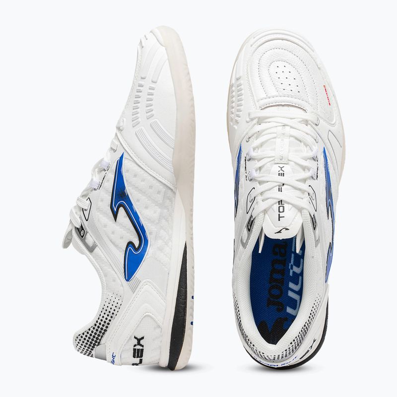 Pánské kopačky Joma Top Flex Ultralight Indoor white/royal blue 11