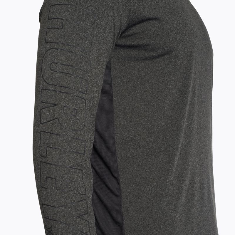 Pánské tričko longsleeve Hurley H2O-Dri Easton black heather 3