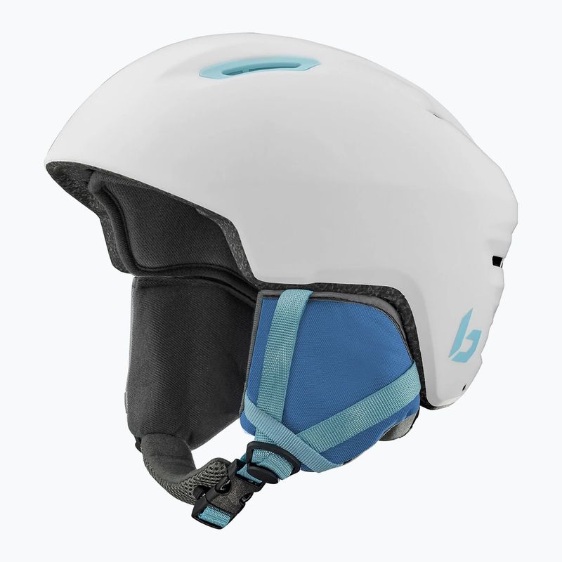 Dětská lyžařská helma Bollé Atmos Youth white/blue matte 9