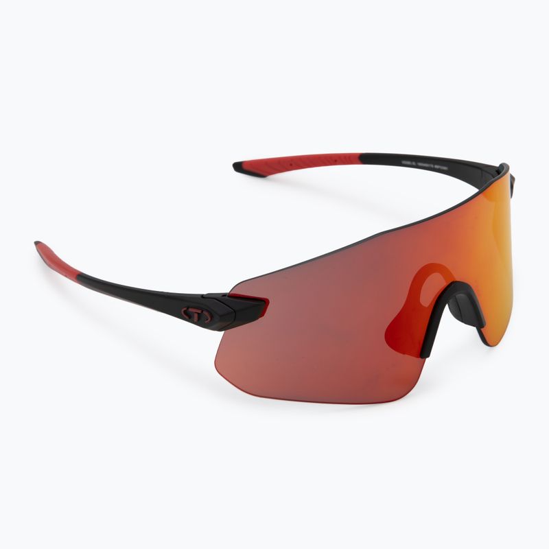 Sluneční brýle Tifosi Vogel SL matte black/smoke red