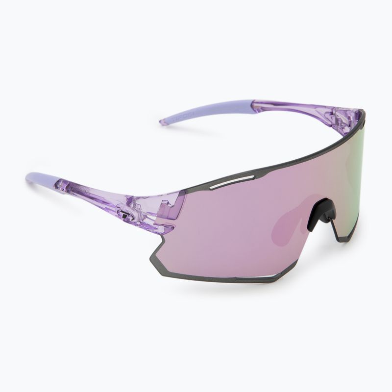 Sluneční brýle Tifosi Rail Race Clarion crystal purple/clarion purple/clear 2