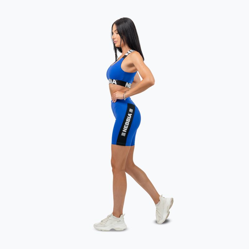 Sportovní podprsenka NEBBIA Iconic blue 4