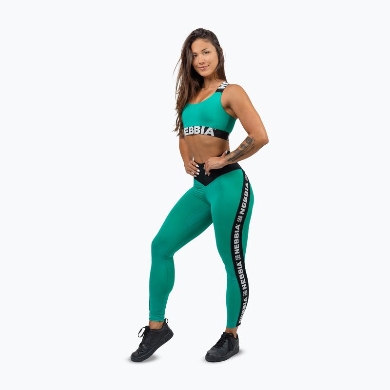 Sportovní podprsenka NEBBIA Iconic green 2