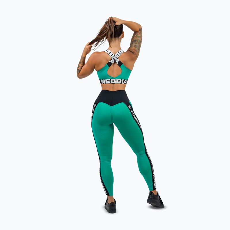 Sportovní podprsenka NEBBIA Iconic green 3