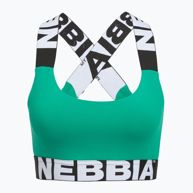 Sportovní podprsenka NEBBIA Iconic green 8