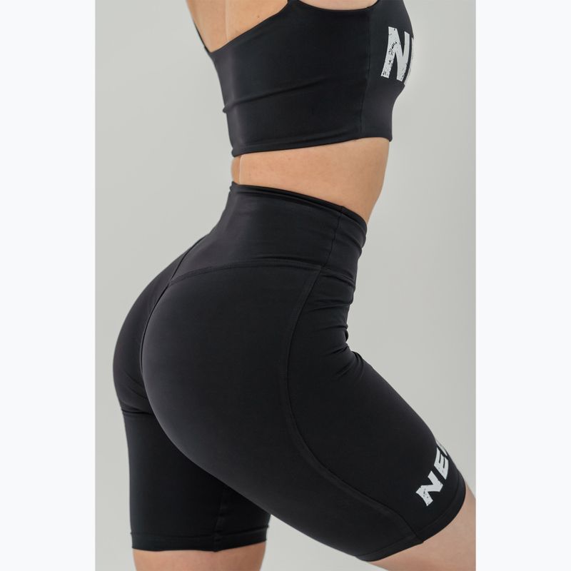 Dámské sportovní šortky NEBBIA 9″ Snatched High Waisted black 4