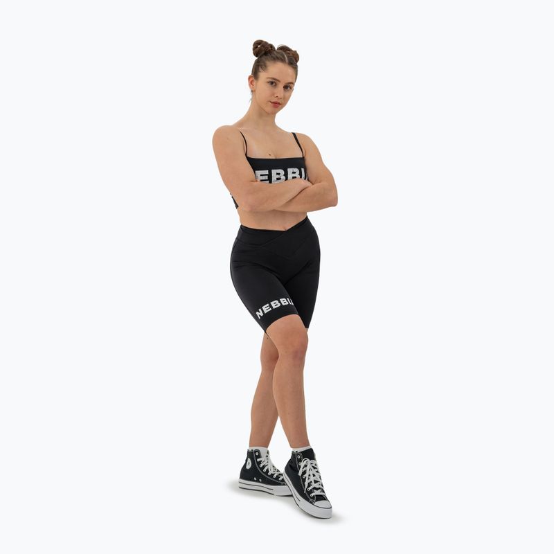Dámské sportovní šortky NEBBIA 9″ Snatched High Waisted black 7