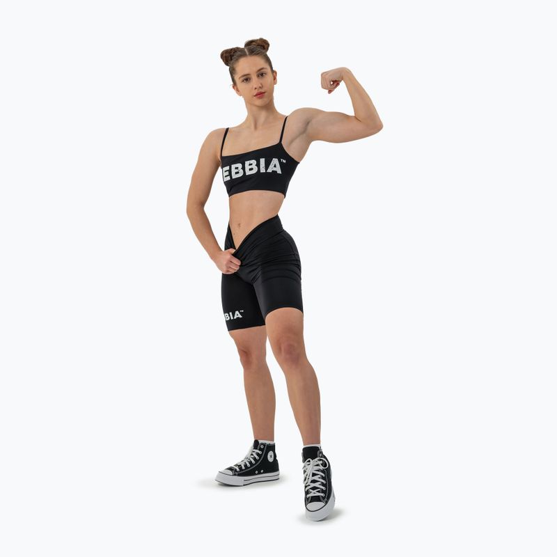 Dámské sportovní šortky NEBBIA 9″ Snatched High Waisted black 8