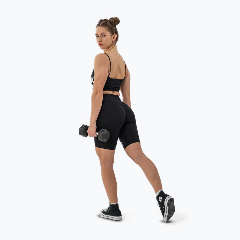 Dámské sportovní šortky NEBBIA 9″ Snatched High Waisted black 9