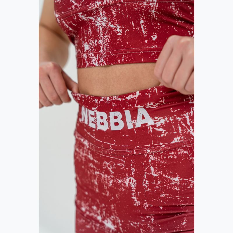 Dámské sportovní šortky NEBBIA 5″ Hammies High Waisted red 6