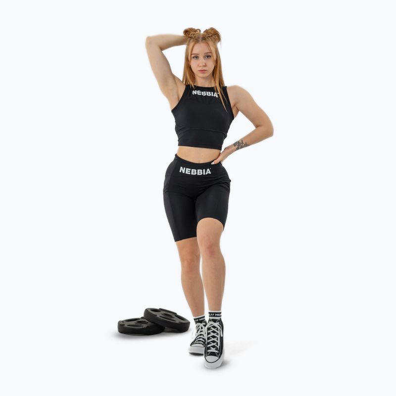 Dámský tréninkový top NEBBIA Gym Therapy Cropped black 2