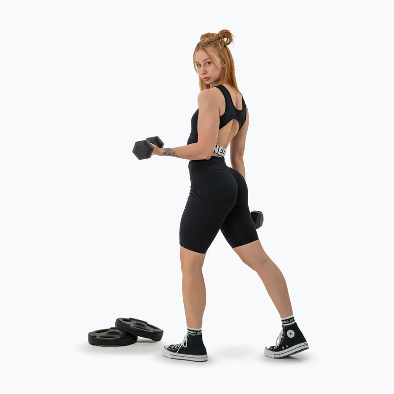 Dámský tréninkový top NEBBIA Gym Therapy Cropped black 3