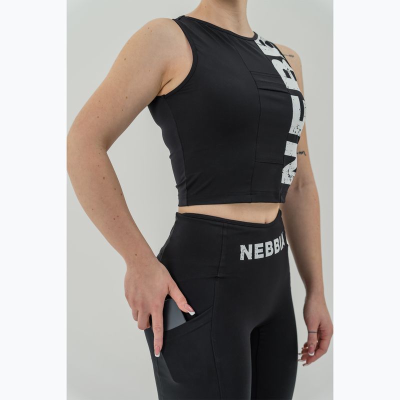 Dámské šortky NEBBIA High Waisted Biker 10″ Gym Therapy training shorts black 5