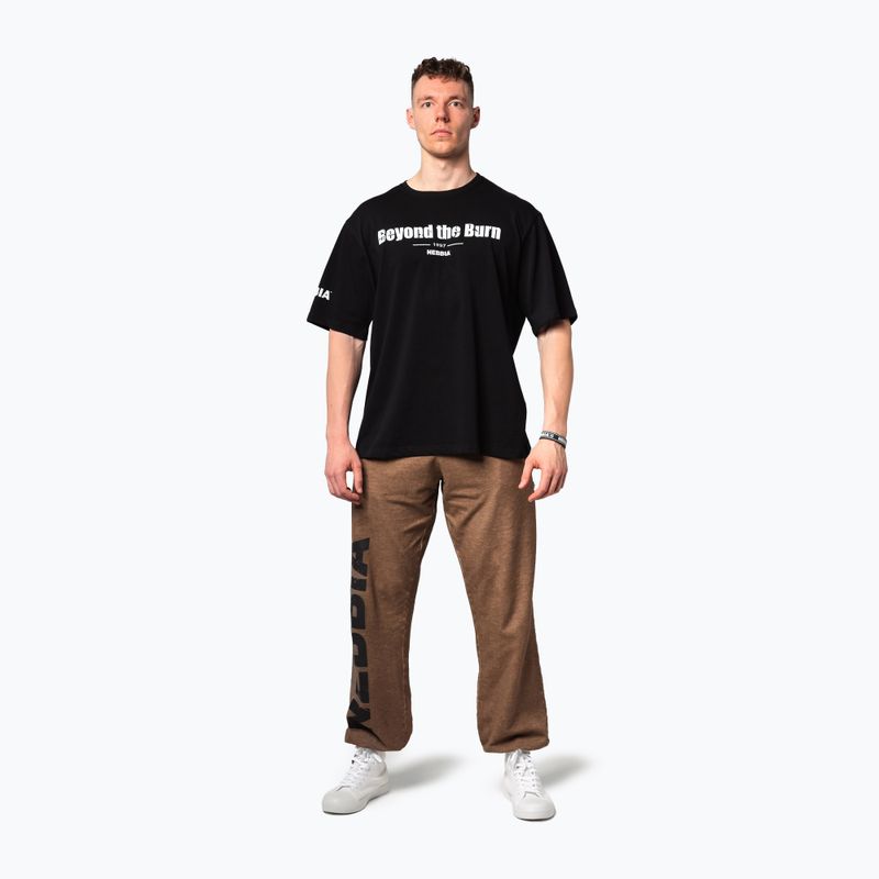 Pánské sportovní tričko NEBBIA Heavyweight Grind black 2