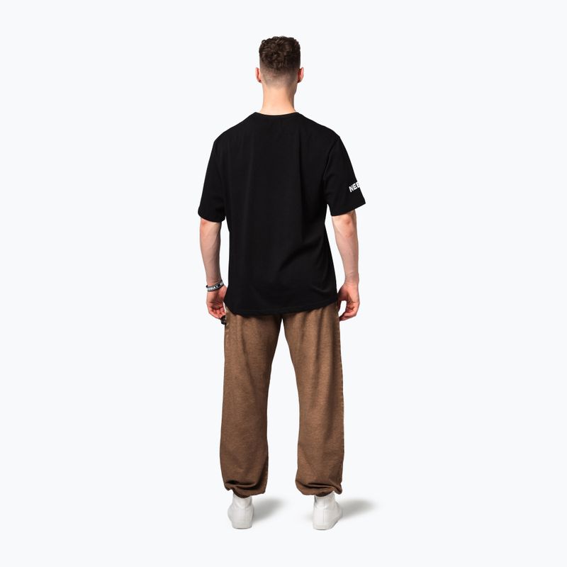 Pánské sportovní tričko NEBBIA Heavyweight Grind black 3