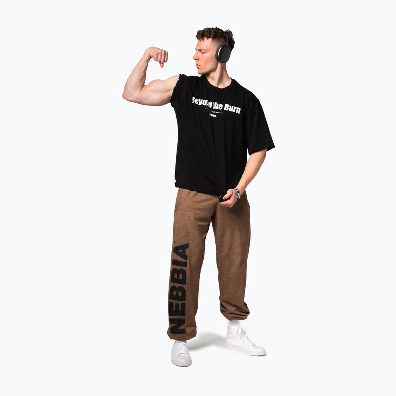 Pánské sportovní tričko NEBBIA Heavyweight Grind black 4