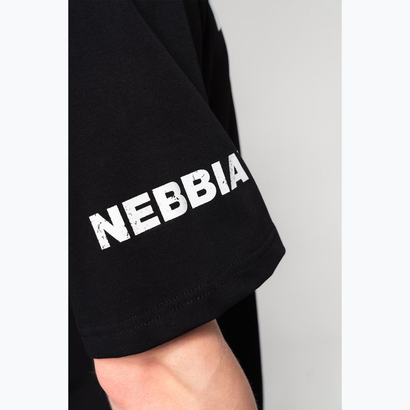 Pánské sportovní tričko NEBBIA Heavyweight Grind black 7