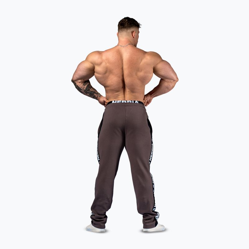 Pánské tréninkové kalhoty NEBBIA Hero brown 4
