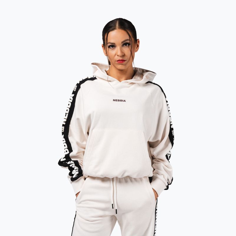 Dámská mikina NEBBIA Off-Duty Hoodie cream