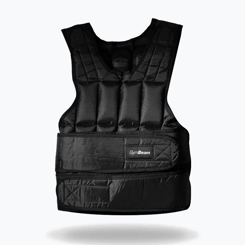 Zátěžová vesta GymBeam 20 kg black