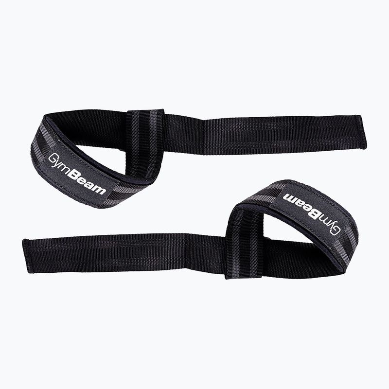 Vzpěračské pásy GymBeam LIFT black/grey