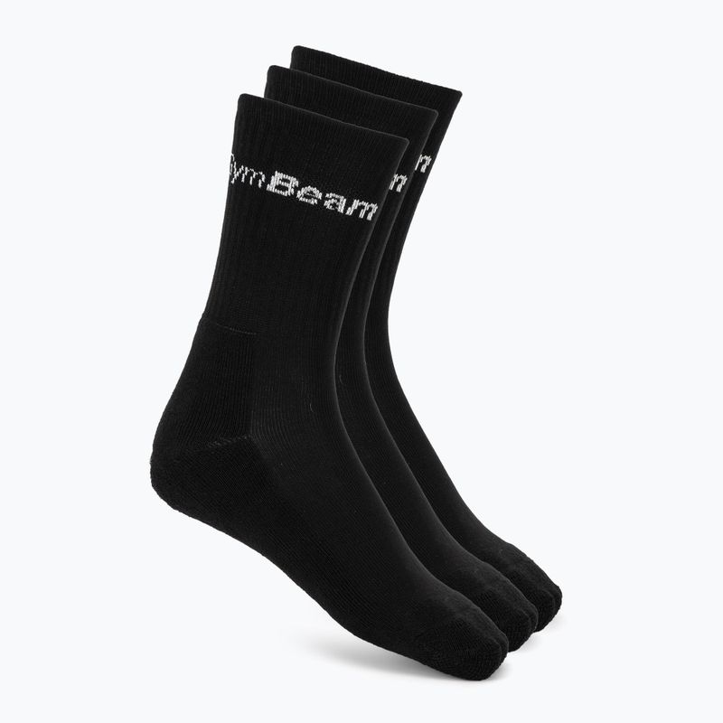 Pánské ponožky GymBeam 32629 3/4 3 páry black