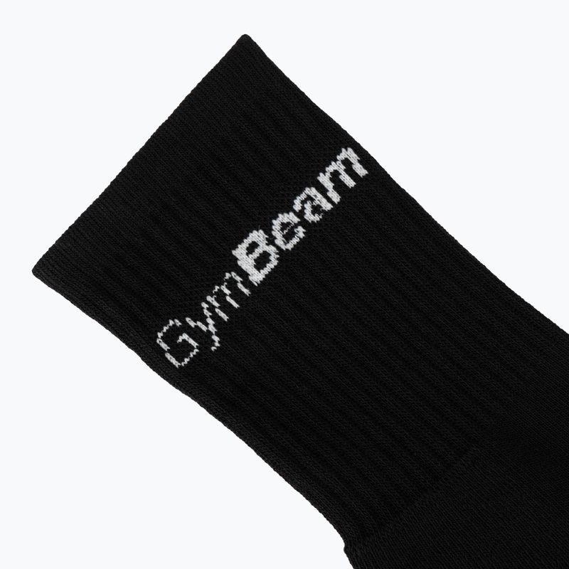 Pánské ponožky GymBeam 32629 3/4 3 páry black 3