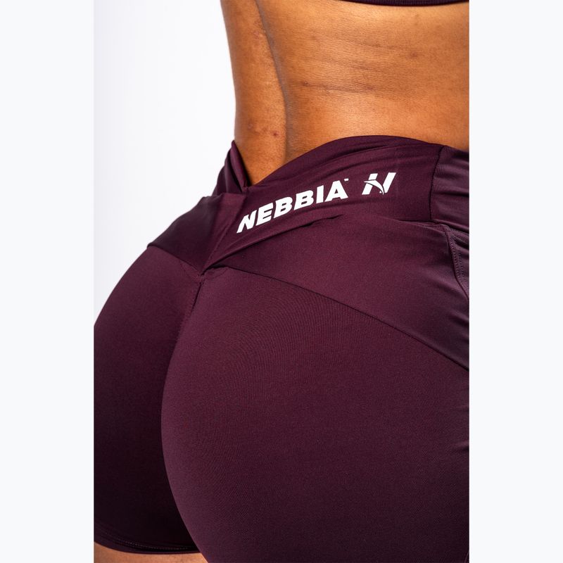 Dámské tréninkové šortky NEBBIA Strong Beauty dark red 6
