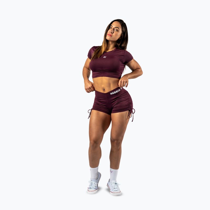 Dámské tréninkové tílko NEBBIA Strong Beauty dark red 2