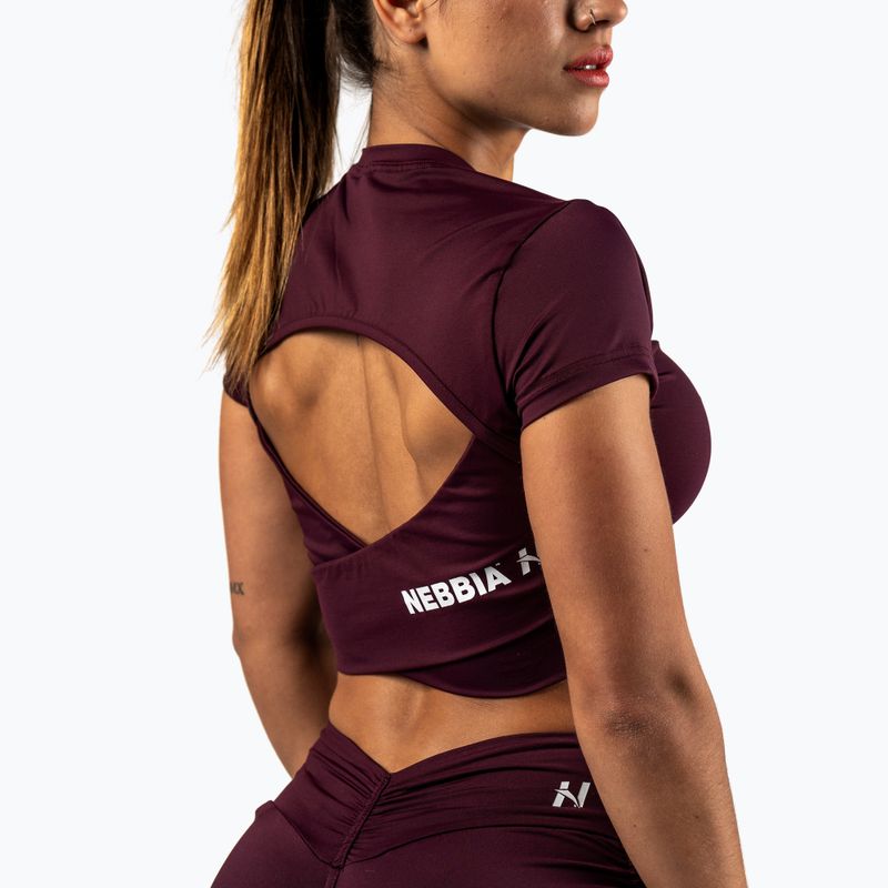 Dámské tréninkové tílko NEBBIA Strong Beauty dark red 3