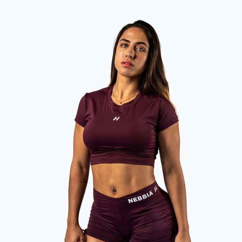 Dámské tréninkové tílko NEBBIA Strong Beauty dark red 4