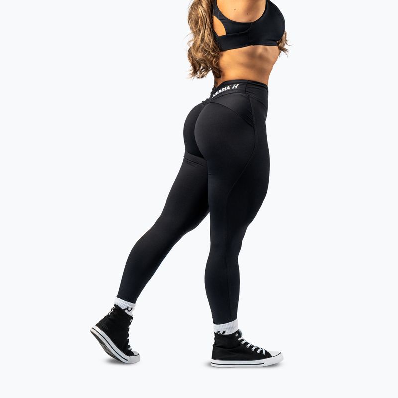 Dámské tréninkové legíny NEBBIA Strong Beauty black 4